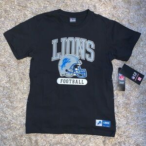 NFL Lions Kids Black Tee